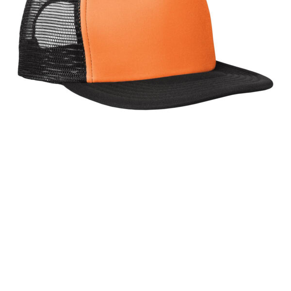 Flat Bill Snapback Trucker Cap  Thumbnail