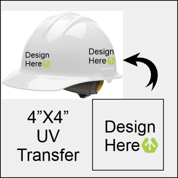 Hard Hat UV Film Transfers 4" X 4" (6-Pack) Thumbnail
