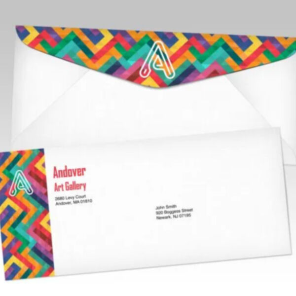 Linen Uncoated #10 70lb Envelope with Digital Print Thumbnail