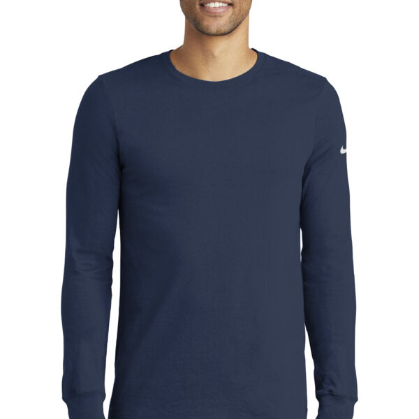 Dri FIT Cotton/Poly Long Sleeve Tee (stock alert) Thumbnail