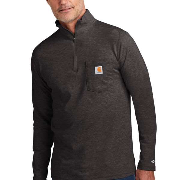 Force ® 1/4 Zip Long Sleeve T Shirt Thumbnail