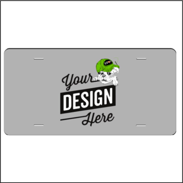 Aluminum Full Color Printed License Plate Thumbnail