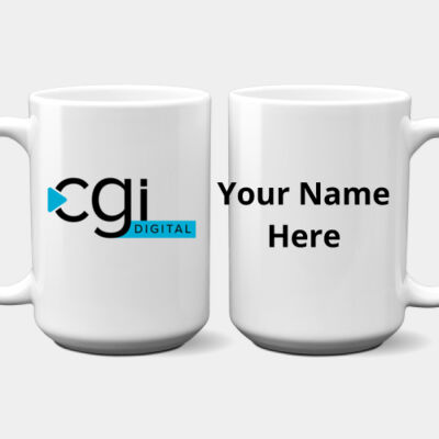 CGI Printed  - 15 oz FULL COLOR PRINTED CERAMIC MUG  Thumbnail