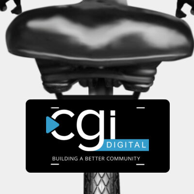 CGI Printed  - Bike Plate - Custom Full Color Printed Thumbnail