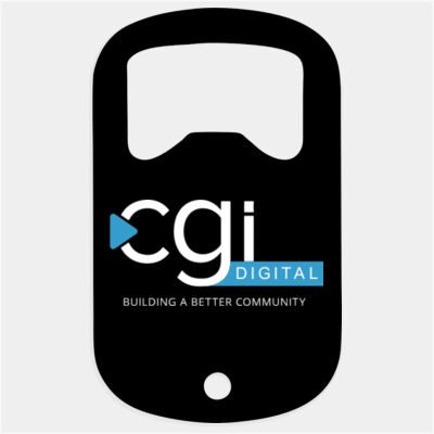 CGI Printed  - STAINLESS STEEL 1.2" X 2" FULL COLOR BOTTLE OPENER (2-Pack) Thumbnail
