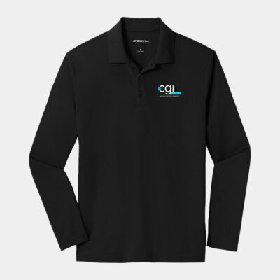 CGI Digital - PosiCharge ® RacerMesh ® Long Sleeve Polo Thumbnail