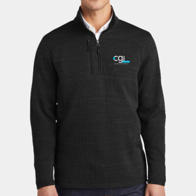 CGI Printed  - Sweater Fleece 1/4 Zip Thumbnail