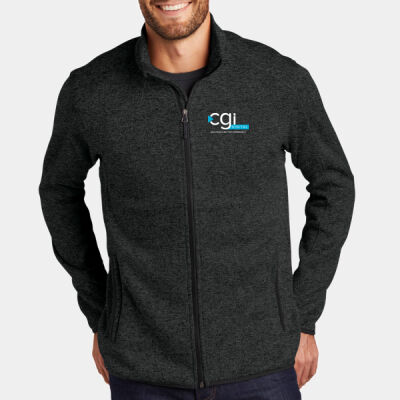 CGI Printed  - Sweater Fleece Jacket Thumbnail