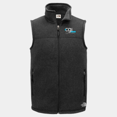 CGI Printed  - Sweater Fleece Vest Thumbnail