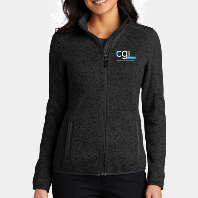 CGI  - Ladies Sweater Fleece Jacket Thumbnail