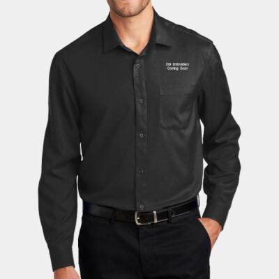CGI Embroidered Crest - Long Sleeve Performance Staff Shirt Thumbnail