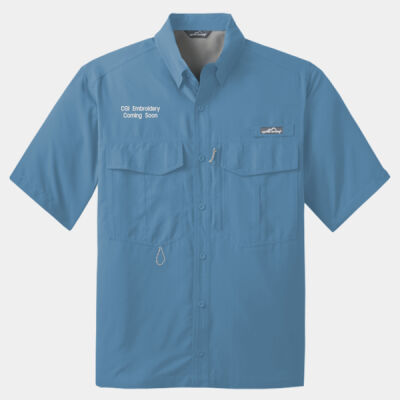 CGI Embroidered Crest - Short Sleeve Fishing Shirt Thumbnail