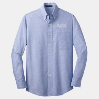 CGI Embroidered Crest - Crosshatch Easy Care Shirt Thumbnail