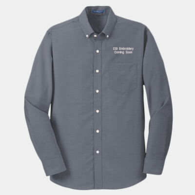 CGI Embroidered Crest - Tall SuperPro &#153; Oxford Shirt Thumbnail