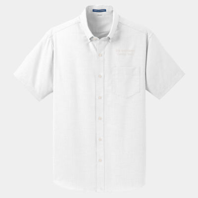 CGI Embroidered Crest - Short Sleeve SuperPro ™ Oxford Shirt Thumbnail