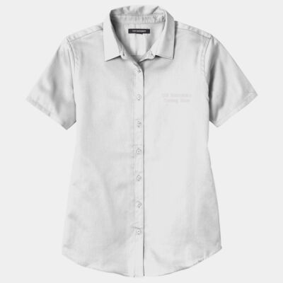 CGI Embroidered Crest - Ladies Short Sleeve SuperPro React &#153; Twill Shirt Thumbnail