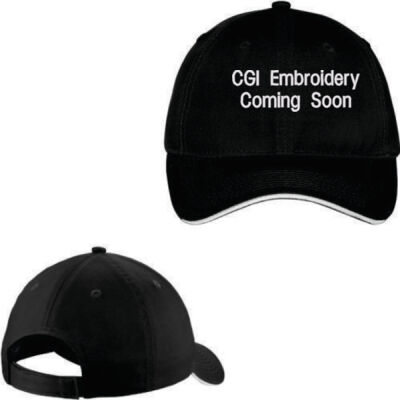 CGI Embroidered - Unstructured Sandwich Bill Cap Thumbnail