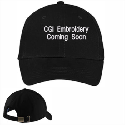 CGI Embroidered - Brushed Twill Cap Thumbnail